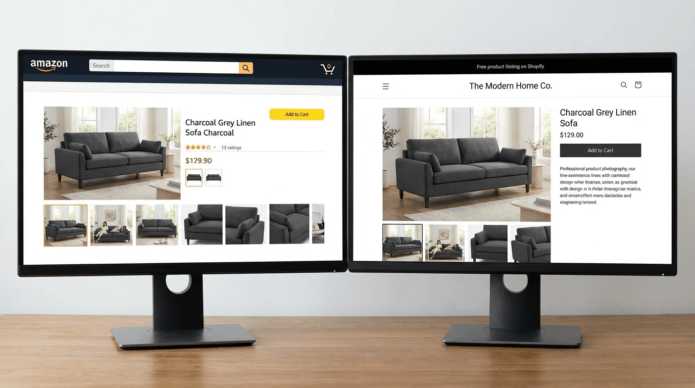 Optimiza tus fotos de muebles para Amazon y Shopify