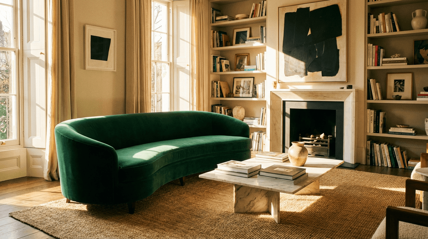 Puesta en escena lifestyle de muebles para catalogos